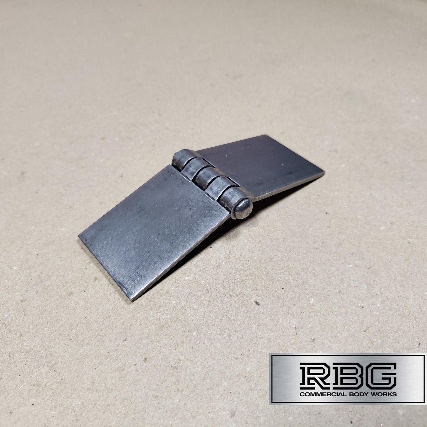 Butt Hinge Weld-on Solid Pressed Drawn Steel Heavy Duty 50x137mm Truck Trailer