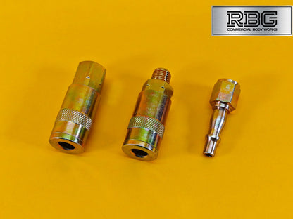 Air Line Hose Coupling SET 1/4" BSP Fitting Connectors Male Female Quick Release