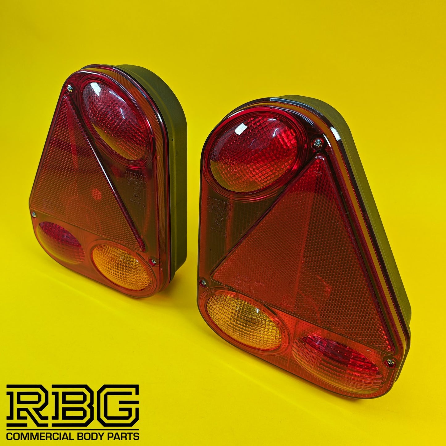 Rear Combination Lamp PAIR LEFT & RIGHT Radex Light Trailer Caravan 5 Function