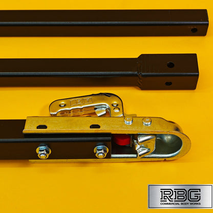Vehicle Recovery Tow Pole 3.5Ton Ridged Towing Bar 2.6m 3500kg 3pc Steel Car Van
