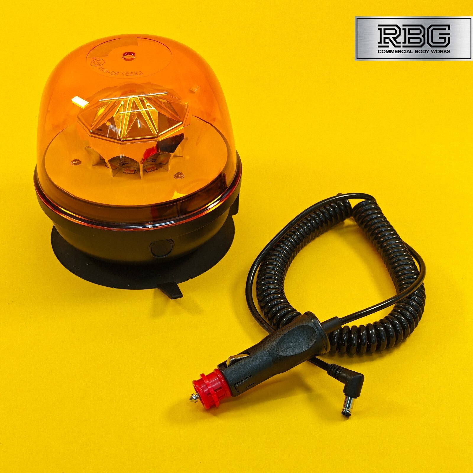 Wireless Warning Beacon Light Amber Rechargeable 12/24V LED Flashing IP67 UK