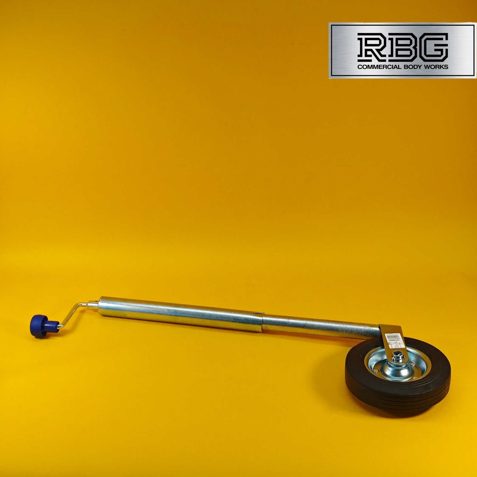 42mm Jockey Wheel For Trailer / Caravan 100Kg Standard Duty 480-750mm Extension