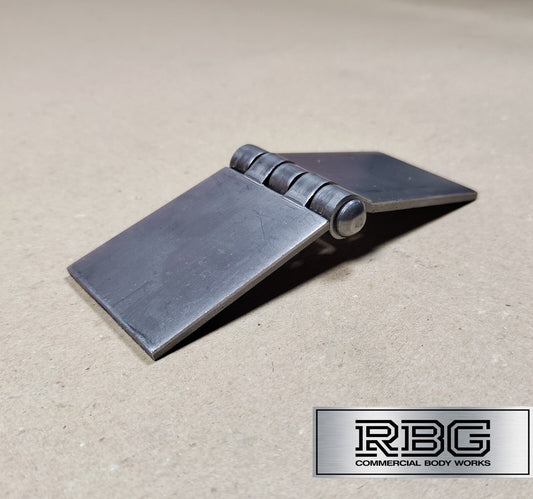 Butt Hinge Weld-on Solid Pressed Drawn Steel Heavy Duty 50x137mm Truck Trailer