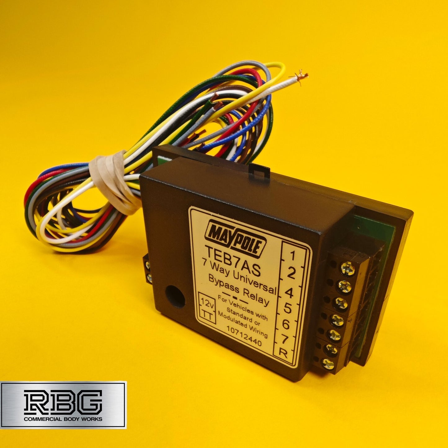 7 Way Bypass Relay Universal for Towbar Towing Trailer Caravan TEB7AS Smart 12V
