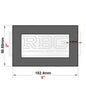 ALUMINIUM RECTANGULAR & SQUARE BOX SECTION VARIOUS SIZES In METRIC & INCH UK