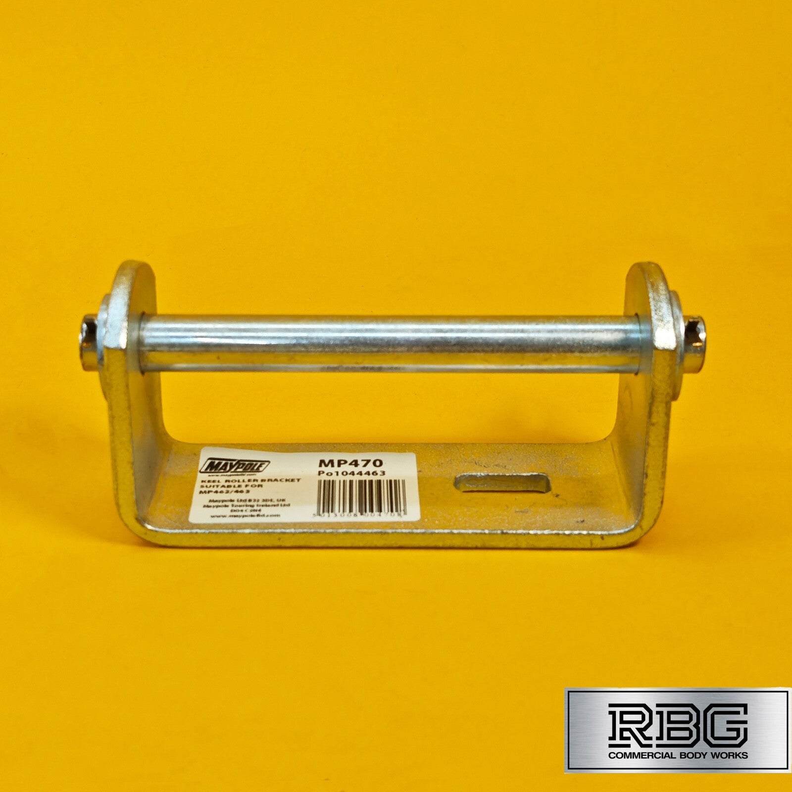 Keel Roller Bracket with 16mm Spindle for Boat Trailers Zinc Plated Steel UK