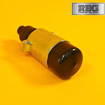 Aluminium Plug + Cover SET 7 Pin 12N Type for Towing Trailer Caravan Towbar PVC
