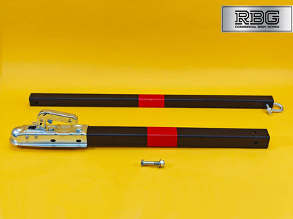 Vehicle Recovery Tow Pole 3.5Ton With Red Reflector 1.8m 3500kg 2pc Car Van UK