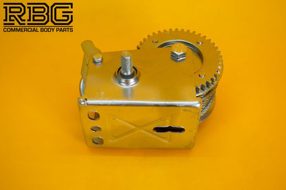 Manual Hand Winch 600lb + Steel Rope 8m & Hook Trailer Caravan Boat Winch Marine