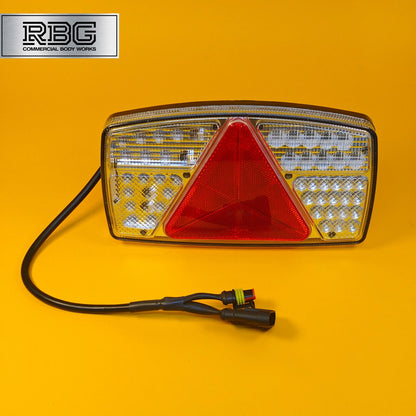 Rear LED Combination Lamp LEFT Hand for Trailer Campervan Motorhome 10-30V