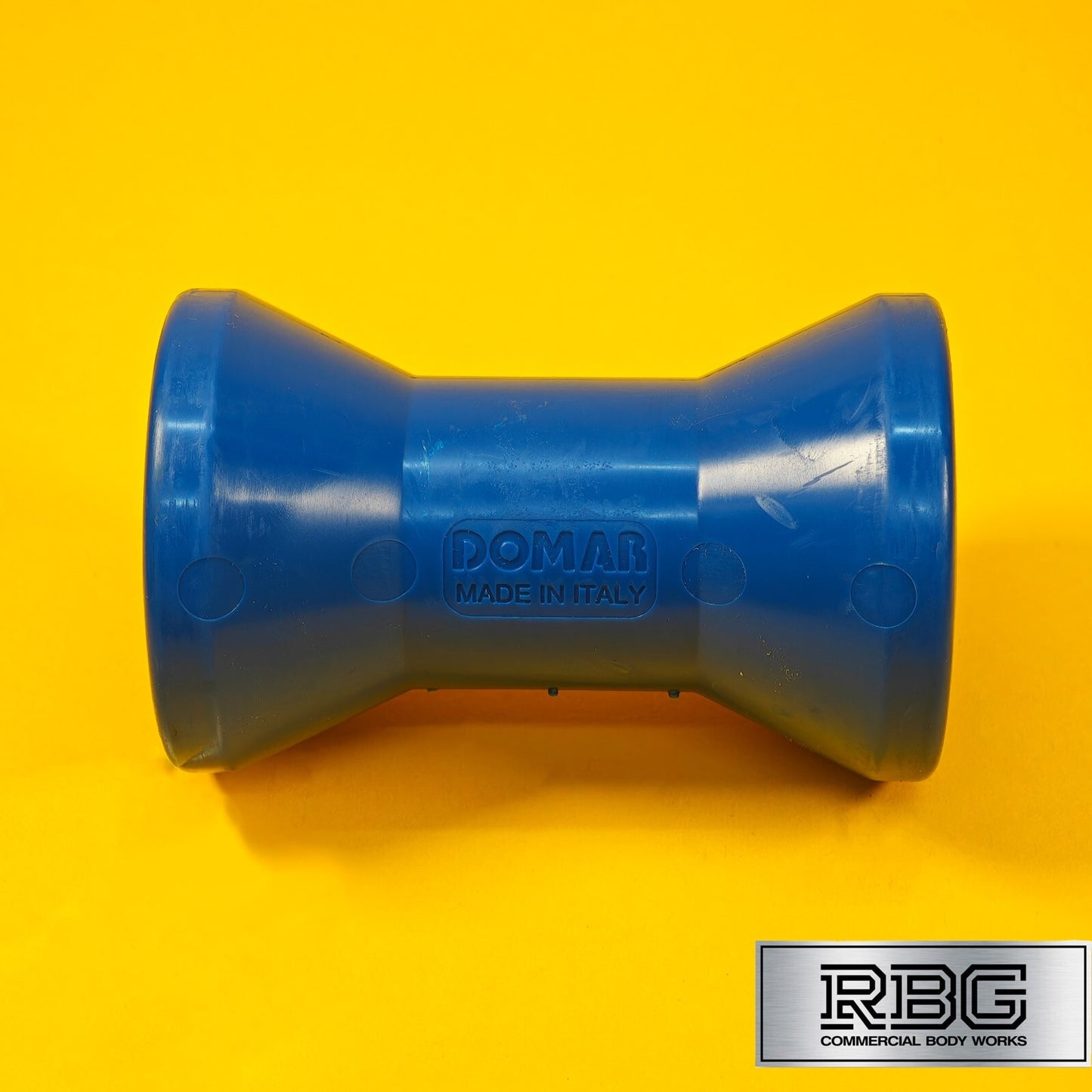 Keel V Roller Boat Trailer 16mm Bore 128mm Width Non Mark Blue Domar Italy