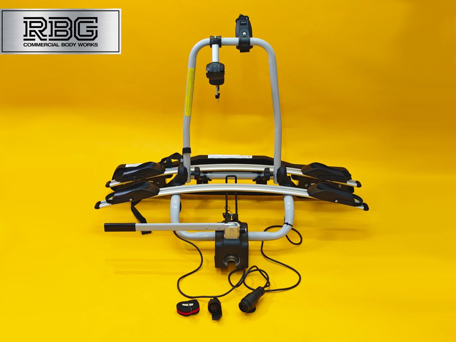 Cycle Carrier 2 Bike Towball Mounted 30kg Car Rear Tow Bar Ball Tilting Rack UK