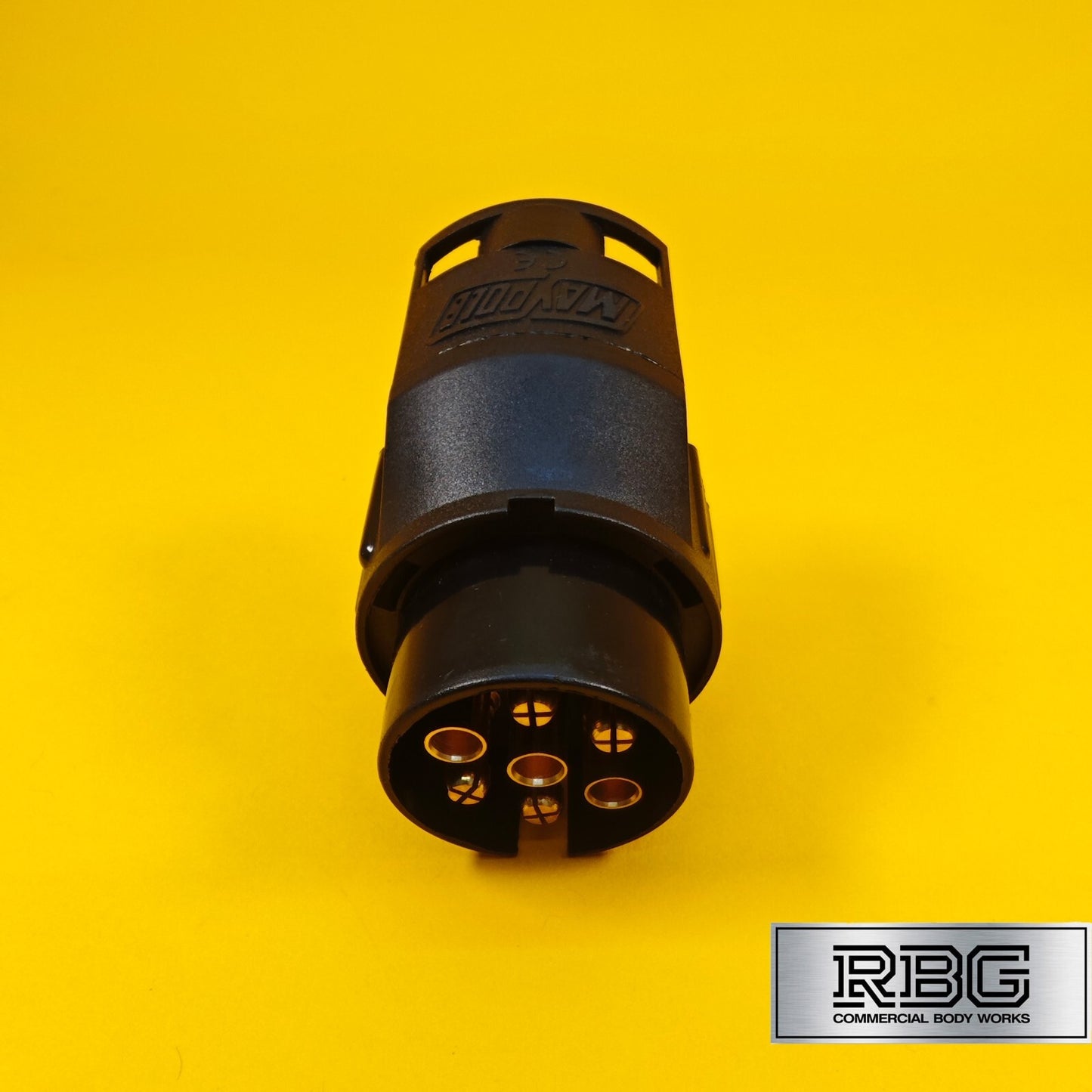 7 Pin to 13 Pin Adaptor Vehicle to Trailer Caravan 12V Plug Socket Adapter Brass