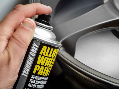 Alloy Wheel Paint TECHNIK GREY 400ml Aerosol Spray Car Refurbishment E-TECH