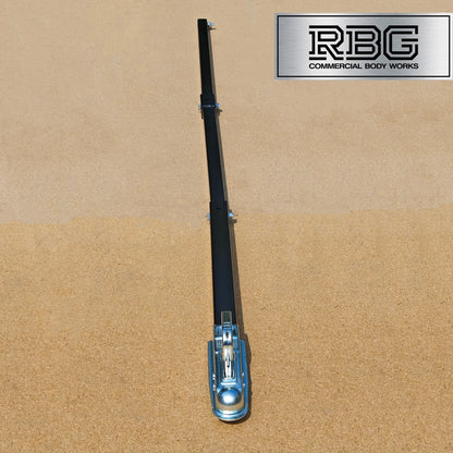 Vehicle Recovery Tow Pole 3.5Ton Ridged Towing Bar 2.6m 3500kg 3pc Steel Car Van