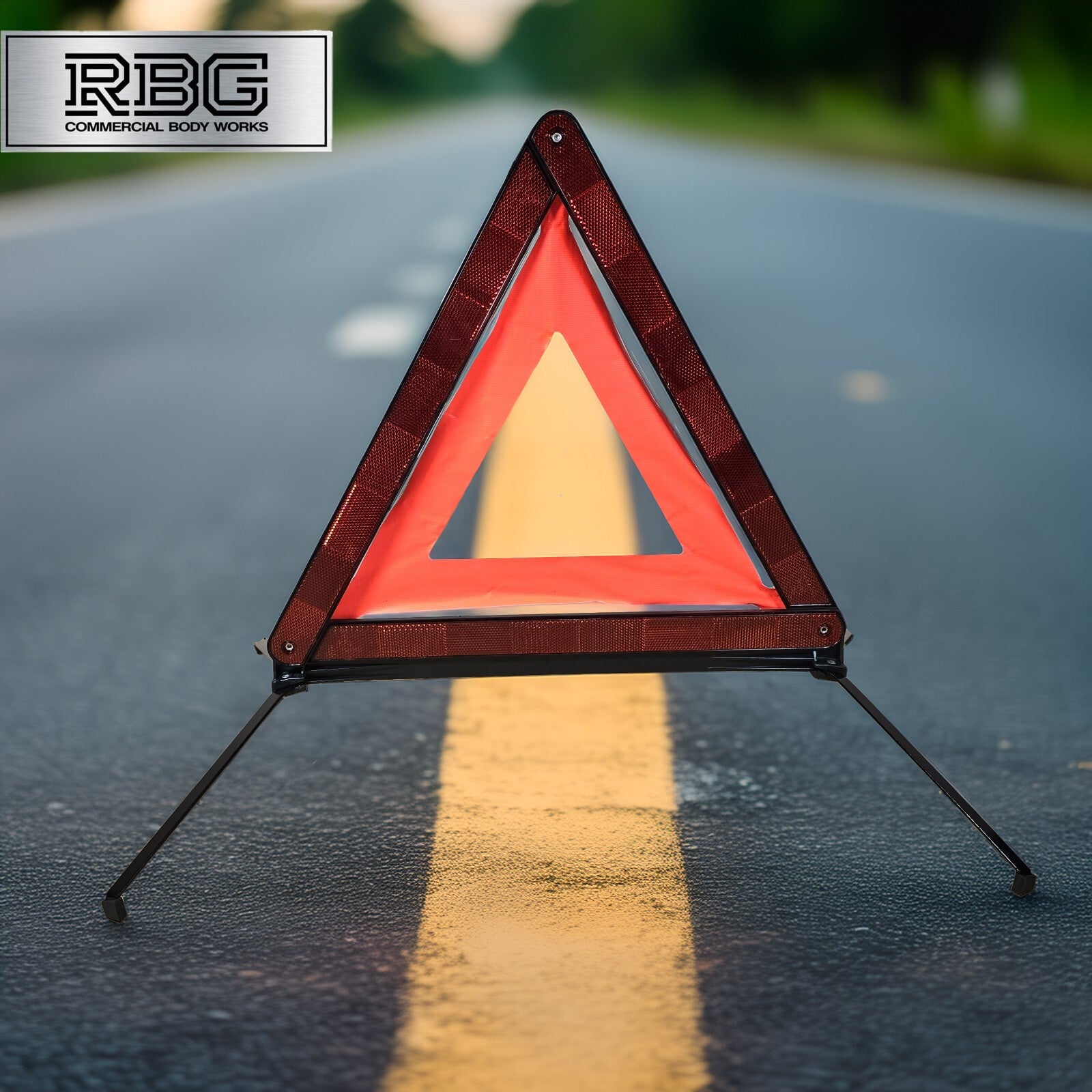 Large Warning Triangle for Car Reflective Road Emergency Breakdown Safety Hazard