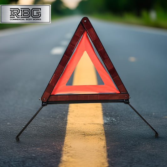 Large Warning Triangle for Car Reflective Road Emergency Breakdown Safety Hazard