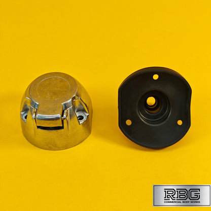 Aluminium Socket & Seal Cover For Socket 7 Pin 12N Towing Trailer Caravan 12V UK
