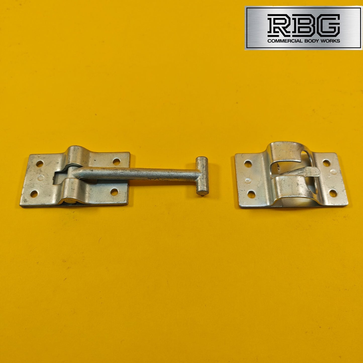 Door Retainer 105mm Hook & Catch Plate Horsebox Trailer Truck Caravan Barn 1Pc