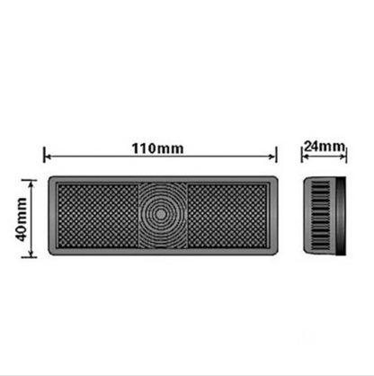 Front Marker Light Lamp Bulb Clear Radex 903 Light for Trailer Truck Italy