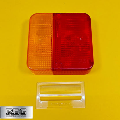 Replacement Lens for 4 Function Small Rear Trailer Light Perei Maypole Universal