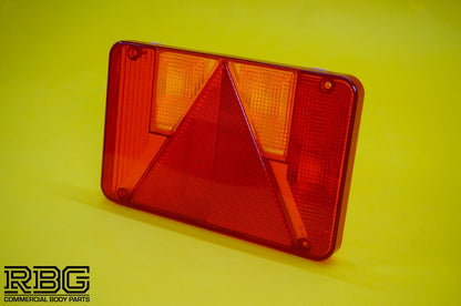 Replacement Lens for Radex 5800 LEFT Hand Rear Combination Light for Trailer