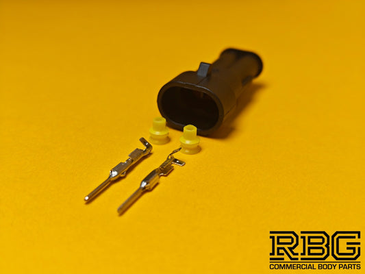 SuperSeal Electrical Plug Assembly 2 Way Female AMP Wiring Waterproof IP67 TE