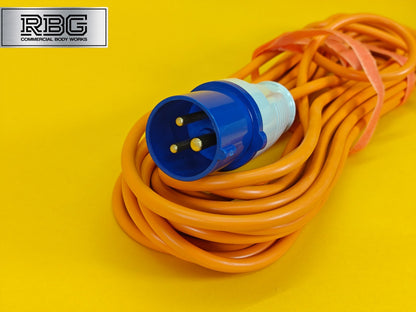 Mobile Mains Power Unit 3 Way 230V 10A RCD Protected Hook Up Caravan Motorhome