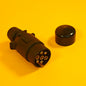 Plastic Plug & Cover SET 12N Type 7 Pin for Towing Trailer Caravan Horsebox PVC