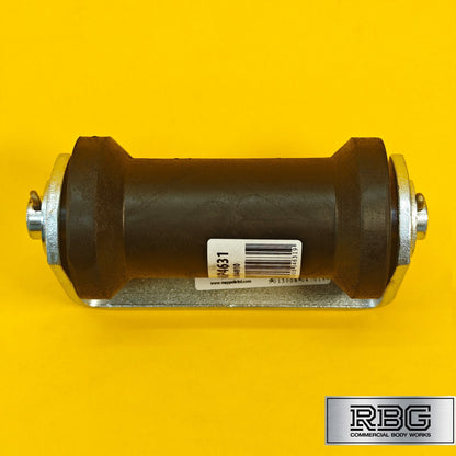 Keel Roller + Bracket 19mm Bore Flat for Boat Trailers Non-Marking Polyurethane