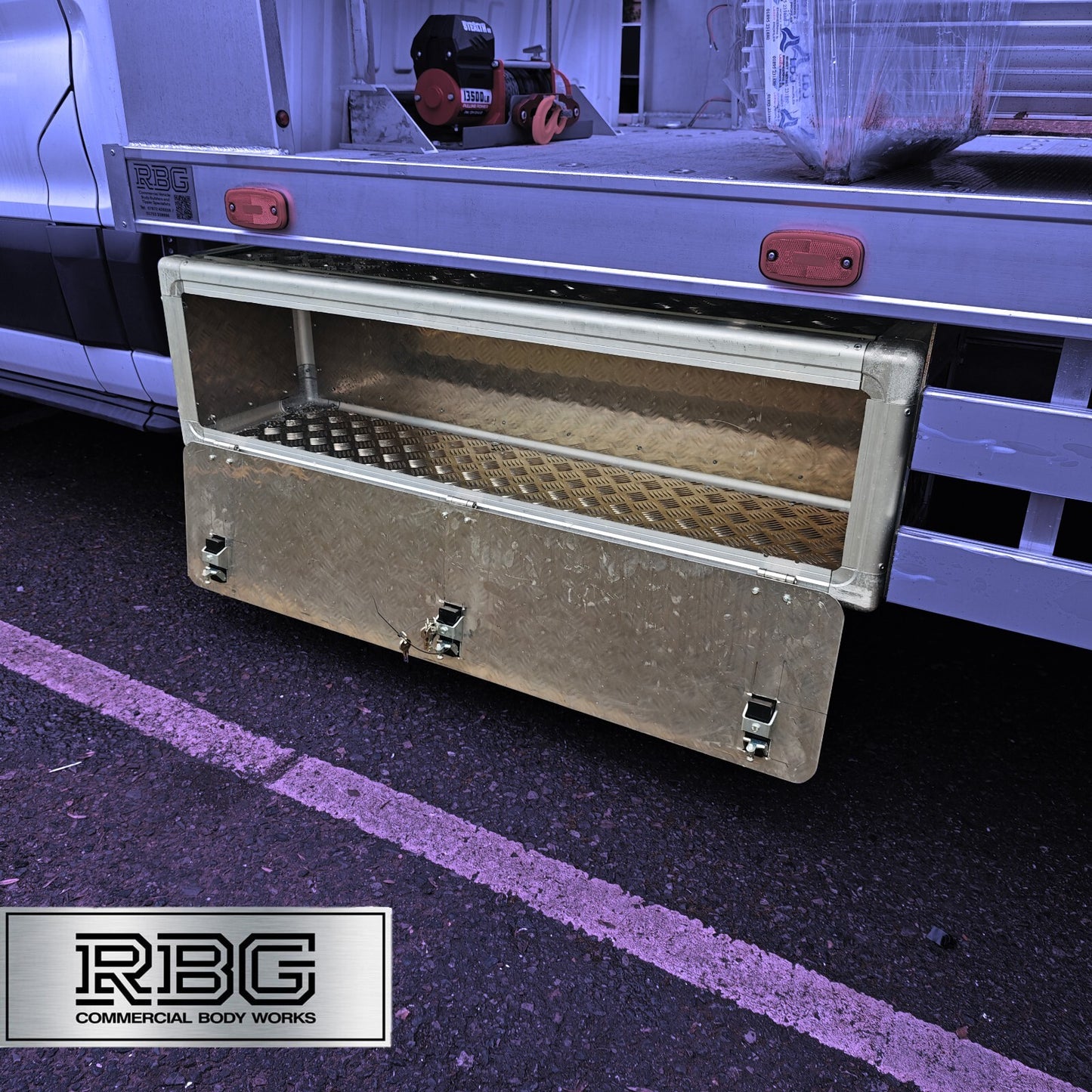 Toolbox Storage Box Lockable for Recovery Vehicle Aluminium Trucks FREE POSTAGE!