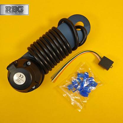 12N Wiring Kit 7 Pin With Audible Relay Buzzer Towing Trailer Caravan Towbar 2m
