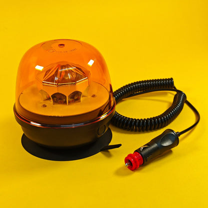 Wireless Warning Beacon Light Amber Rechargeable 12/24V LED Flashing IP67 UK