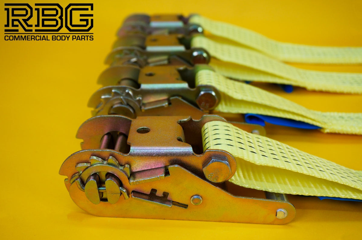 Winching Assistance Strap + 4x Over Wheel Ratchet Strap 5t + Axle Recovery Strap