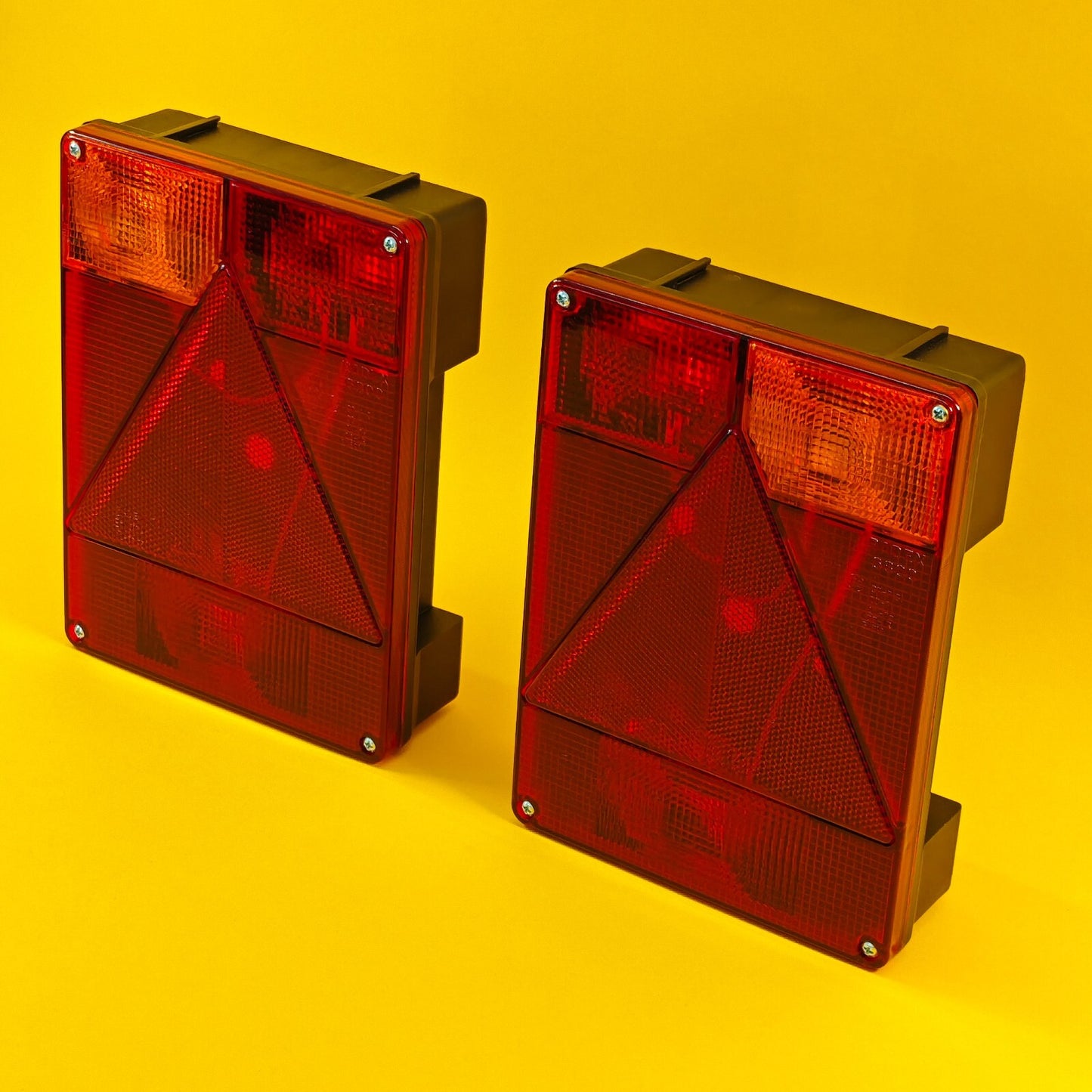 Rear Combination Light PAIR LEFT & RIGHT Rectangular Lamp Radex 6800 For Trailer