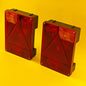 Rear Combination Light PAIR LEFT & RIGHT Rectangular Lamp Radex 6800 For Trailer