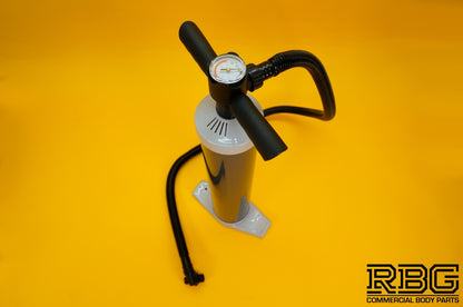 Air Hand Pump with Pressure Gauge for Inflatable Tents Awnings 2.2L Large Barrel