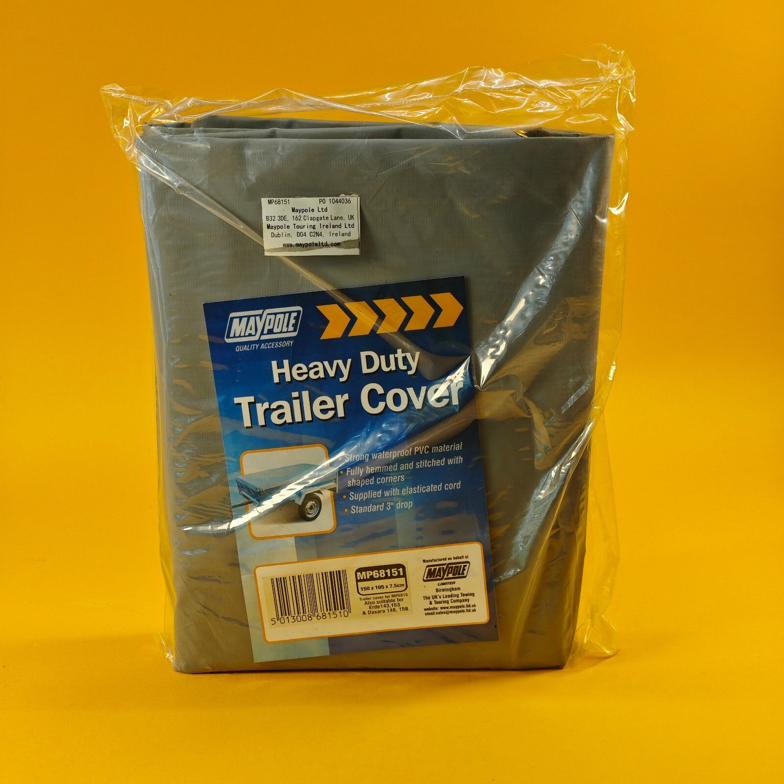Trailer Flat Cover Fits Erde 143 153 Maypole MP6815 & Daxara 148 158 Trailers UK