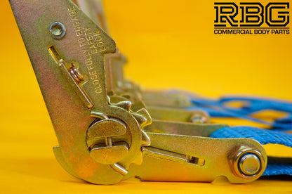 Winching Assistance Strap 1.5m x 50mm + 4x Recovery Ratchet Strap 4m x 50mm 5Ton