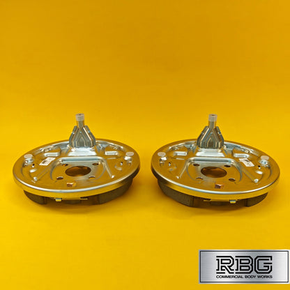 250x40 Back Plates for Brake Drums Bolt On PAIR Knott Ifor Williams Trailers UK
