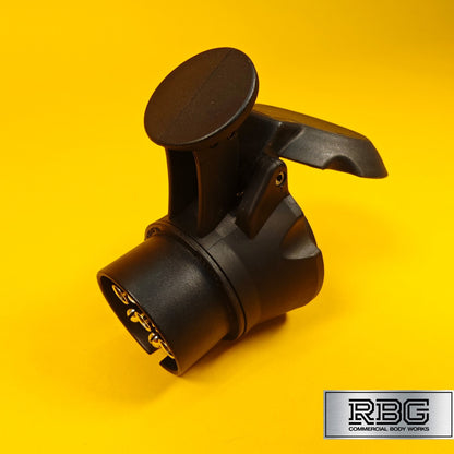 7 Pin to 13 Pin Adaptor Professional Trailer Caravan Towing Nickel Socket Plug