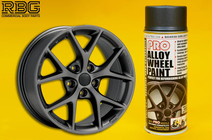 PRO Alloy Wheel Paint DARK ANTHRACITE GREY Refurbish & Refresh Spray E-TECH