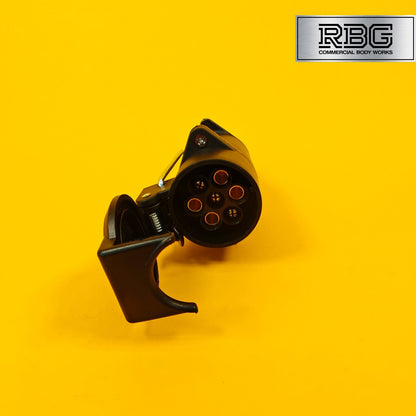 12N 7 Pin Flying Socket Plastic Towing Electrics Socket for Trailers Caravans