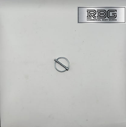2x Lynch Pins Ø6 x 45mm Zinc Plated Steel Linch Pins Trailer, Tractor, Truck