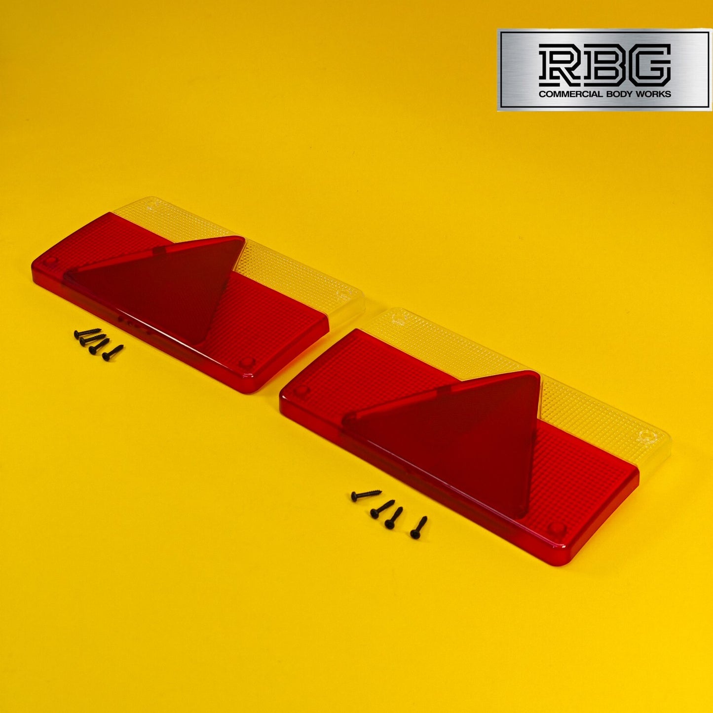 Replacement Lens Rear Light PAIR for AJBA FP80 To Fit Erde Daxara Trailer Italy