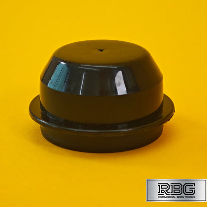 50mm Wheel Hub Cap Replacement Plastic Trailer Bearing Dust Cover Black