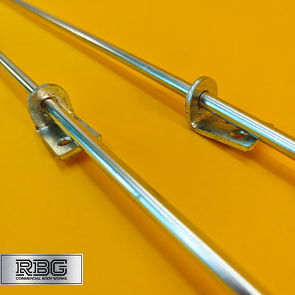 Rod Lock Bars RIGHT Hand 2310mm 3 Point Locking For Doors Trailer Truck Steel UK