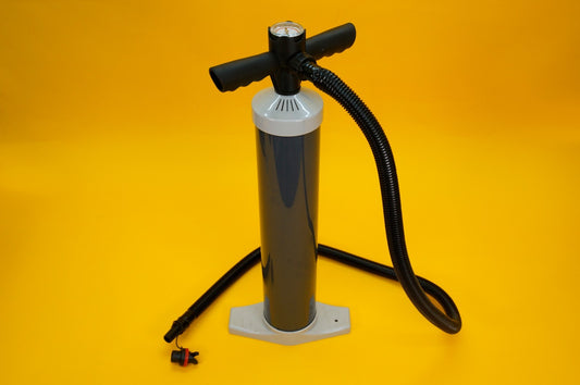 Air Hand Pump with Pressure Gauge for Inflatable Tents Awnings 2.2L Large Barrel