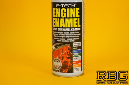 BLUE Engine Enamel Spray Coating 400ml E-TECH Heat Resistant Paint Car Vehicle