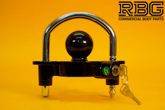 Trailer Hitch Lock 50mm Coupling Universal Heavy Duty Security Coupler Tow Ball